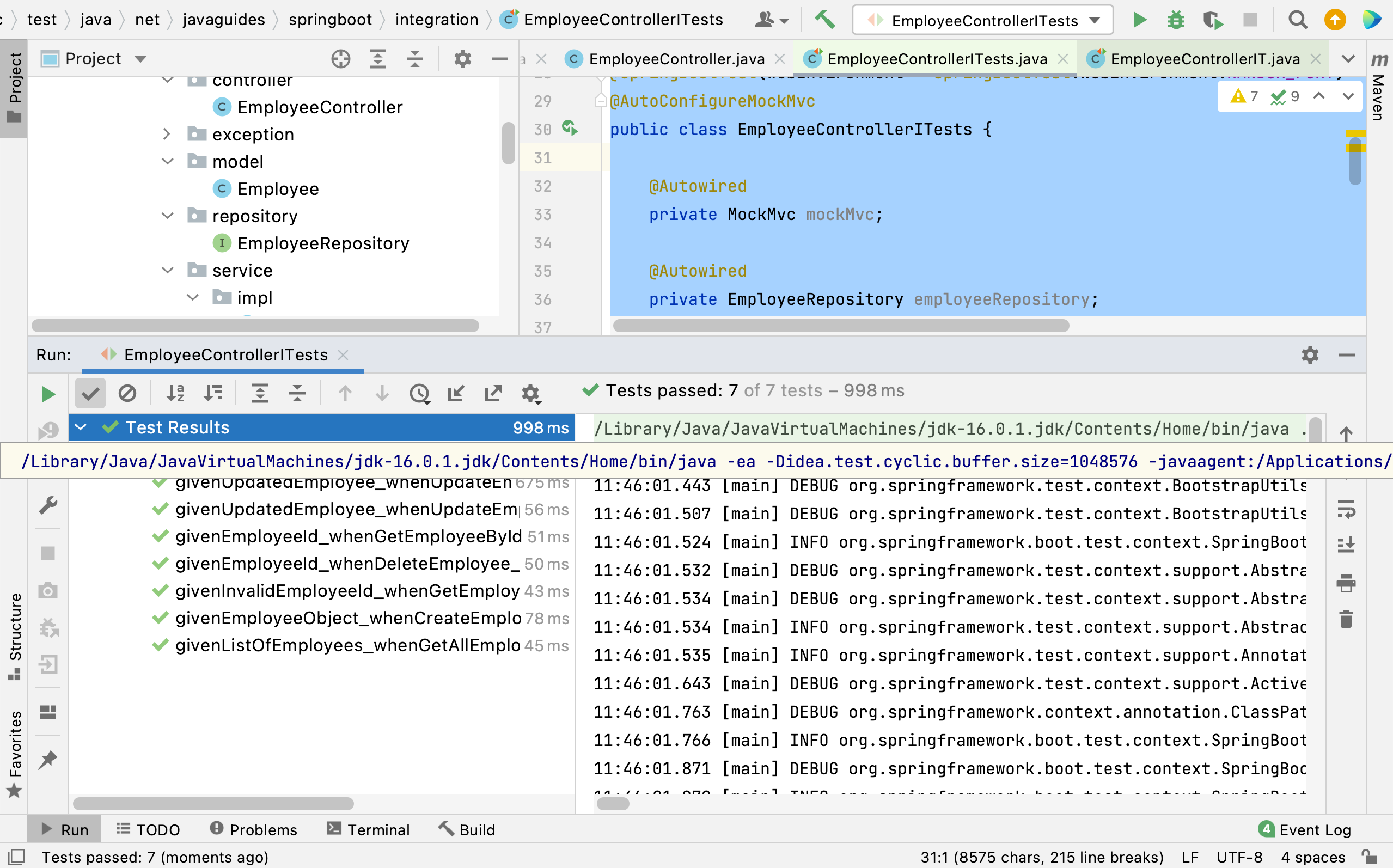 Spring Boot Unit Testing CRUD REST API with JUnit and Mockito